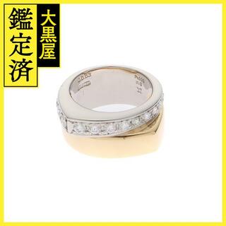 石川暢子 リング K18YG/PT900 ダイヤモンド #11【433】(リング(指輪))