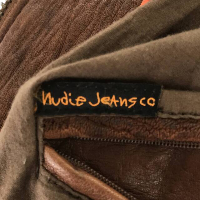 Nudie Jeans(ヌーディジーンズ)のNudie Jeans レザージャケット L メンズのジャケット/アウター(レザージャケット)の商品写真