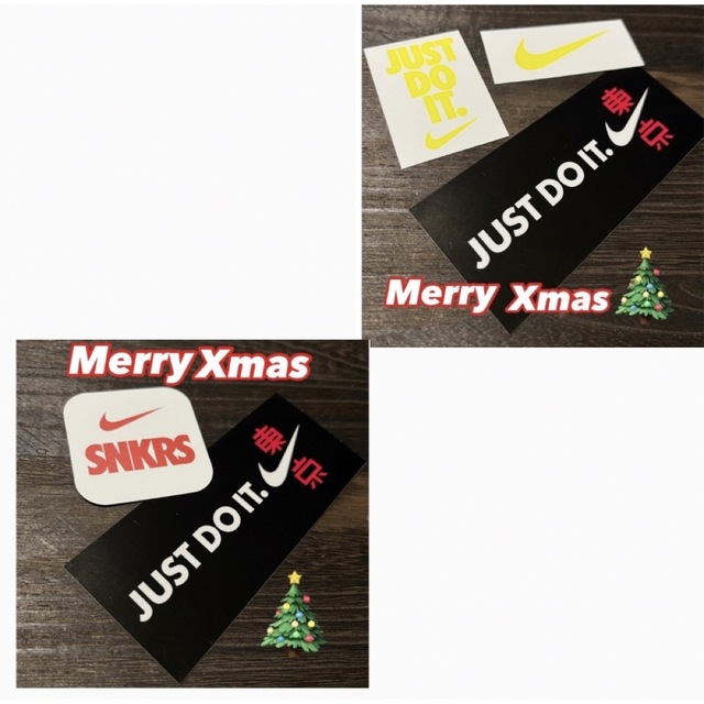 NIKE(ナイキ)のNIKE Sticker ナイキステッカー ■ Xmas限定①② メンズのファッション小物(その他)の商品写真