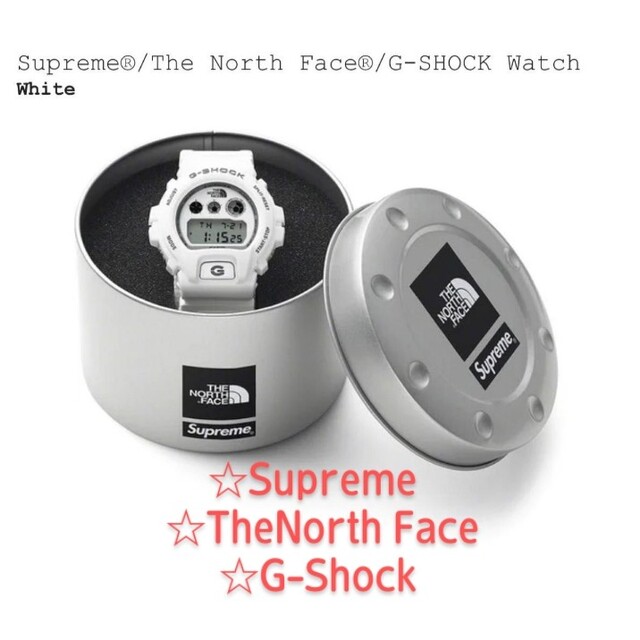 G-SHOCK - 【新品未開封】Supreme/The North Face/G-SHOCK Waの通販 by ...