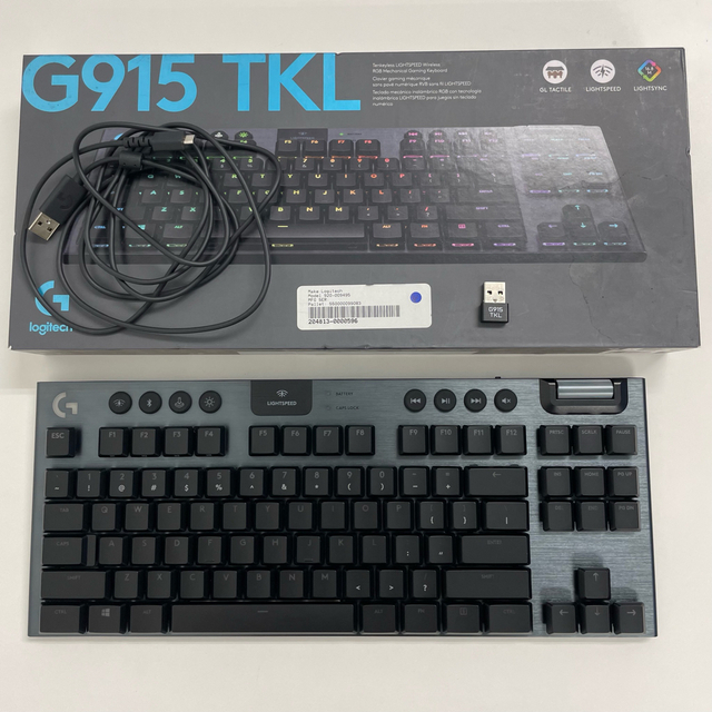 赤字超特価SALE Logitech G915 TKL US配列 クリッキー（青軸） Cp9T7-m39337485148 