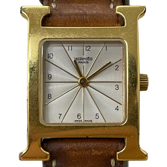 競売 エルメス HERMES Hermes Hウォッチ 時計 HH1.201 腕時計