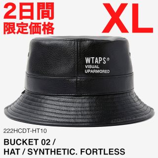 ダブルタップス(W)taps)の【ブラックXL】WTAPS BUCKET 02 HAT SYNTHETIC(ハット)