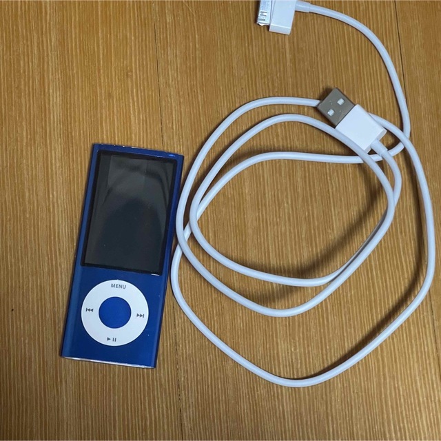 iPod touch(アイポッドタッチ)のipod nano 16GB ブルー 動作確認済完動品 スマホ/家電/カメラのオーディオ機器(ポータブルプレーヤー)の商品写真