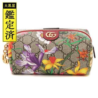 グッチ(Gucci)のグッチ GGスプリームフローラコスメティックポーチ  548394【430】(ポーチ)