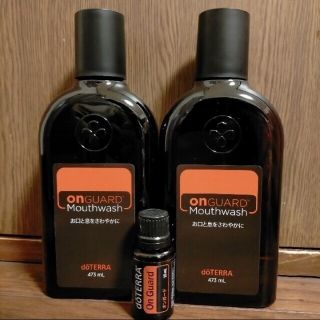 ドテラ(doTERRA)のドテラ doTERRA  マウスウォッシュ 2本セット＆オンガード15ml 1本(アロマオイル)