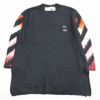 オフホワイト(OFF-WHITE)の【Sale】19AW オフホワイト OFF WHITE モヘヤ ロング セーター(ニット/セーター)