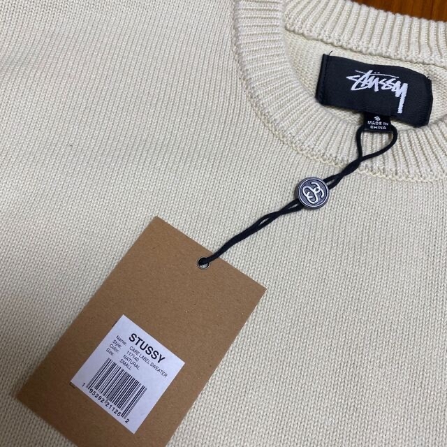 Stussy CARE LABEL SWEATER ナチュラル 希少 - www.onkajans.com