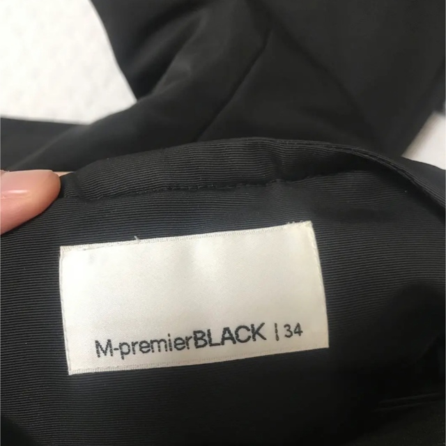 M-premier(エムプルミエ)のM-PREMIER BLACK コート　931511 レディースのジャケット/アウター(ロングコート)の商品写真