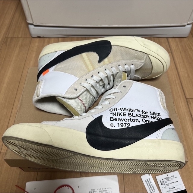 Off-White × Nike The Ten Blazer Mid 商品の状態 日本正規輸入品