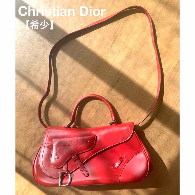 一番の Christian バッグ クリスチャンディオール ガリアーノ期 赤 2way 【希少】Dior - Dior ショルダーバッグ 一番の Christian バッグ クリスチャンディオール ガリアーノ期 赤 2way 【希少】Dior - Dior ショルダーバッグ