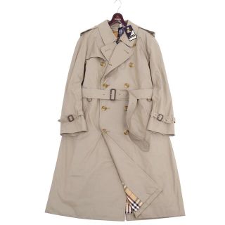 バーバリー(BURBERRY)の未使用/デッドストック Vintage バーバリー Burberrys コート 英国製 ライナー付き トレンチコート コットン100％ アウター メンズ M カーキ(トレンチコート)