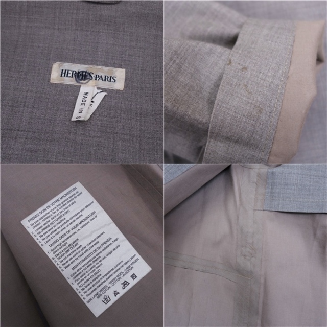 HERMES - 美品 エルメス HERMES MACKINTOSH コート マルジェラ期 HERMES - 美品 エルメス HERMES MACKINTOSH コート マルジェラ期