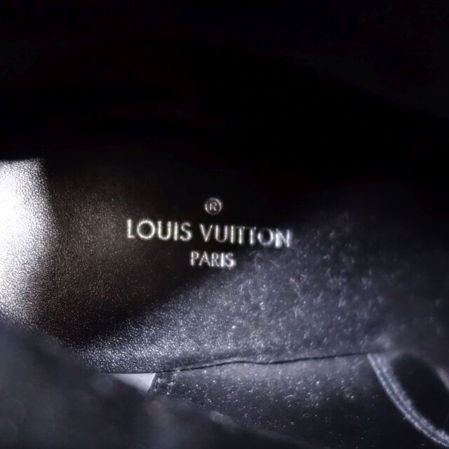 LOUIS VUITTON(ルイヴィトン)の美品 ルイヴィトン LOUIS VUITTON ブーツ スタートレイルライン アンクルブーツ ヒール シューズ 靴 レディース 34(21cm相当) ブラック/ブラウン レディースの靴/シューズ(ブーツ)の商品写真