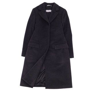 マックスマーラ(Max Mara)の極美品 マックスマーラ Max Mara コート チェスターコート ロングコート ウール アウター レディース イタリア製 JI36 USA2 FB34 GB4(S相当) ダークグレー(その他)