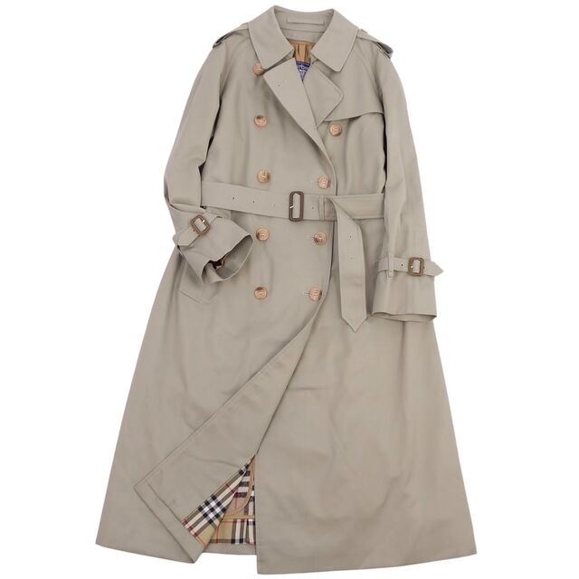 BURBERRY(バーバリー)の極美品 Vintage バーバリー Burberrys コート トレンチコート レディース 英国製 ライナー アウター 古着 10(L相当) ベージュカーキ メンズのジャケット/アウター(トレンチコート)の商品写真