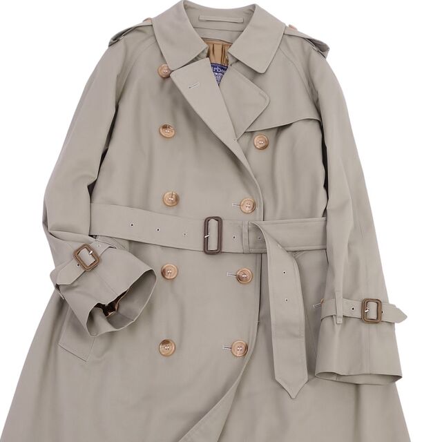 BURBERRY(バーバリー)の極美品 Vintage バーバリー Burberrys コート トレンチコート レディース 英国製 ライナー アウター 古着 10(L相当) ベージュカーキ メンズのジャケット/アウター(トレンチコート)の商品写真