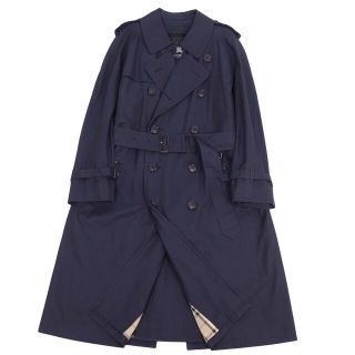 バーバリー(BURBERRY)の美品 バーバリー ロンドン BURBERRY LONDON コート トレンチコート メンズ コットン ライナー アウター 92-170 ネイビー(トレンチコート)