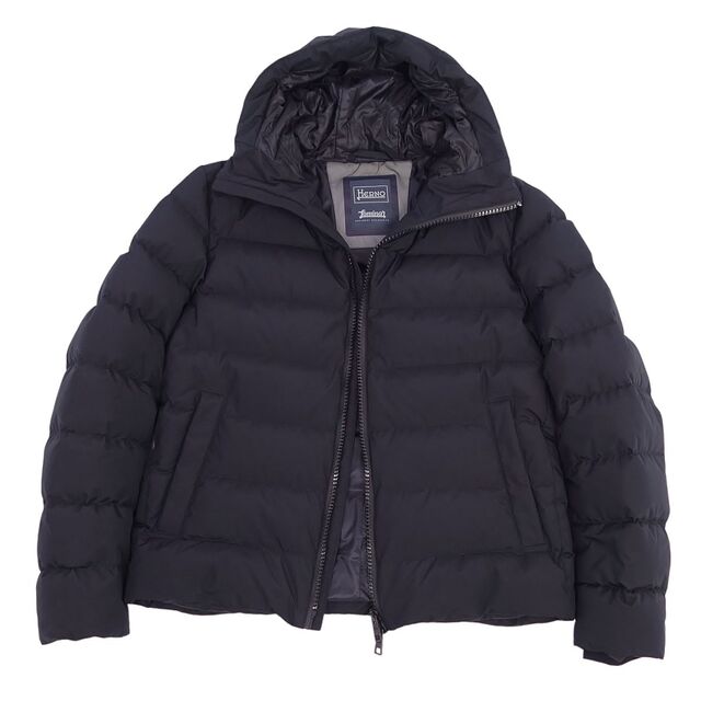 【美品】HERNO ラミナー ダウンジャケット GORE-TEX ブラック XL