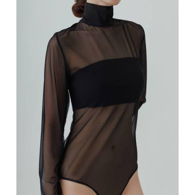 yo BIOTOP Lingerie 小売業者 Sheer Turtle BodySuit yo BIOTOP Lingerie 小売業者 Sheer Turtle BodySuit