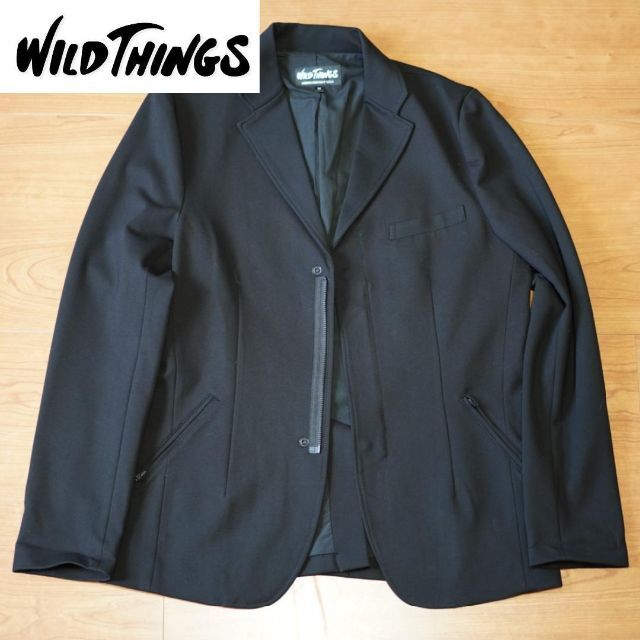 メンズ【未使用】WILDTHINGS ストレッチジャケット / ブラック / Mサイズ