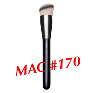 マック(MAC)のMAC#170 シンセティック ラウンド スラント ブラシ(チーク/フェイスブラシ)