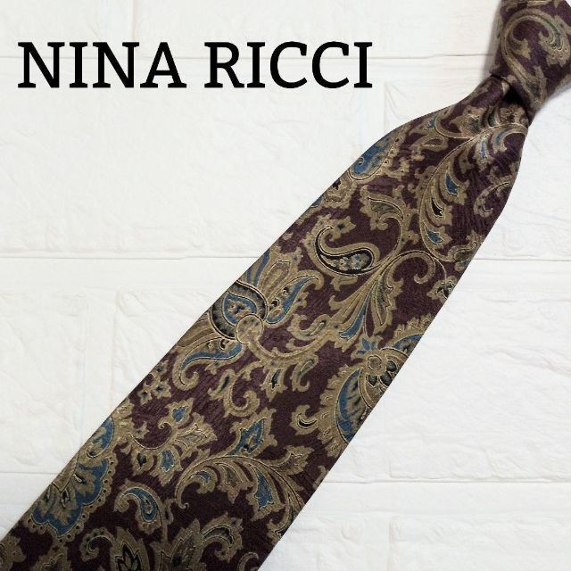 品質が NINA RICCI ニナリッチ ネクタイ ペイズリー ハイブランド