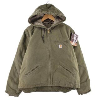 カーハート(carhartt)のデッドストック DEADSTOCK カーハート Carhartt FOR WOMEN デトロイトジャケット フード付き ダック地ワークジャケット レディースXXL /eaa298494(その他)