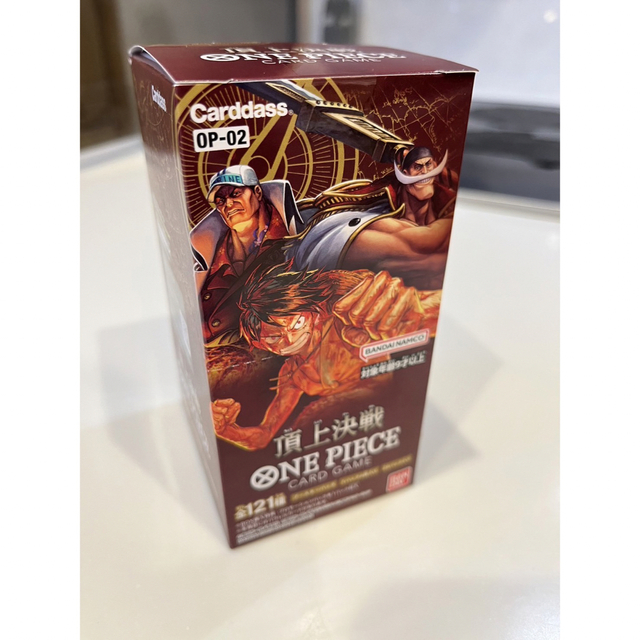新品未開封テープ付】 頂上決戦 5BOX ワンピースカードゲーム OP-02