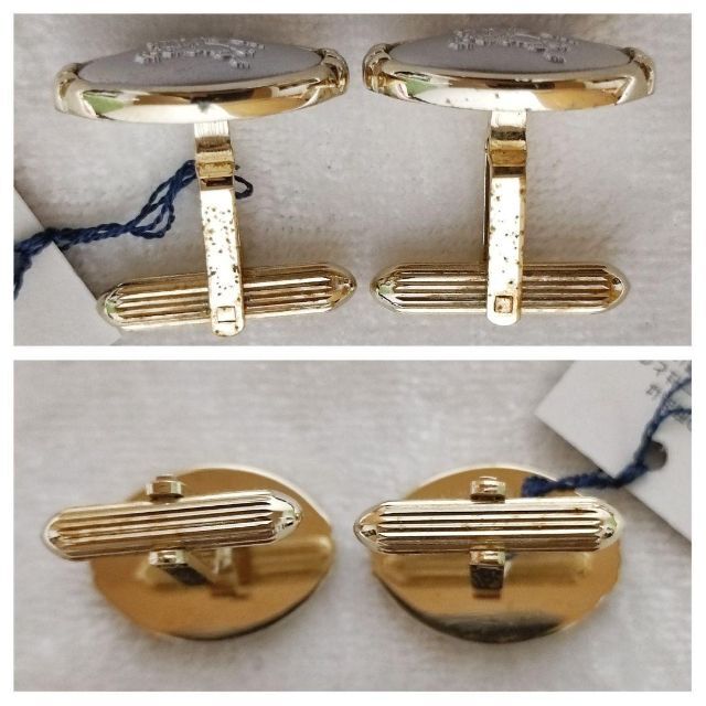 BURBERRY バーバリー カフス ボタン ゴールド シルバー925