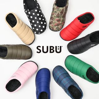 スブ(SUBU)の新品　タグ付き　subuスブ 黒白　ドット　サンダル　収納袋付き(サンダル)