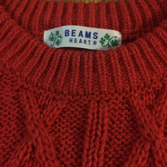 BEAMS(ビームス)のさや様☺︎赤ニット レディースのトップス(ニット/セーター)の商品写真