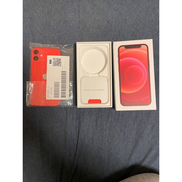 iphone12mini 128GB Red sim フリー　未使用