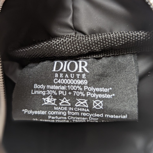 Christian Dior(クリスチャンディオール)のディオール ポーチ ノベルティ スクエア Dior ブラック レディースのファッション小物(ポーチ)の商品写真