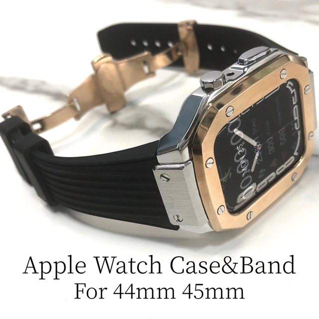 ラバーベルトh★アップルウォッチバンド ラバーベルト カバー　Apple Watch クリア