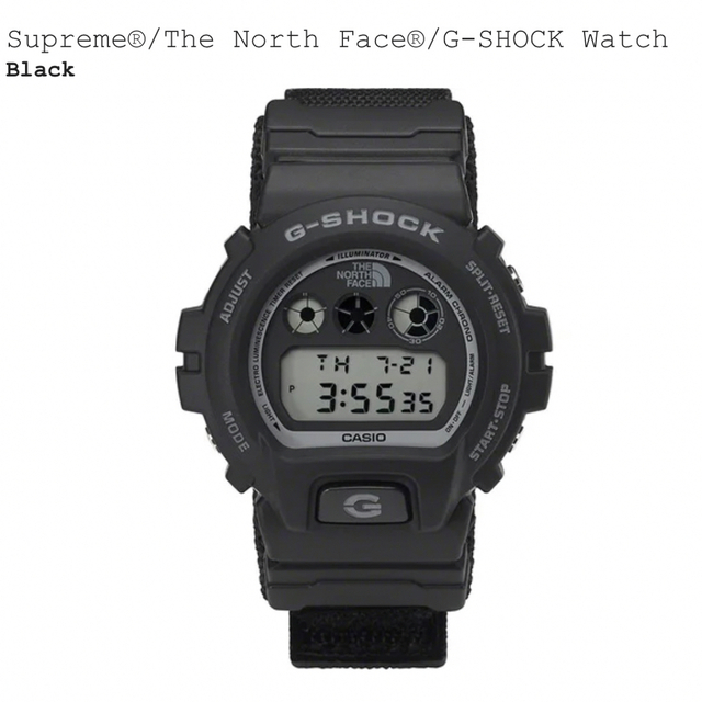Supreme®/The North Face®/G-SHOCK Black