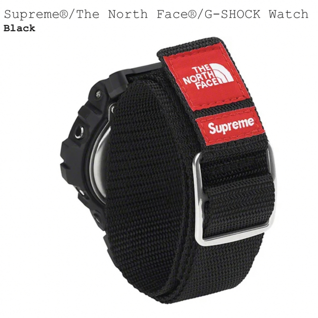 Supreme(シュプリーム)の黒 Supreme The North Face G-SHOCK Watch メンズの時計(腕時計(デジタル))の商品写真