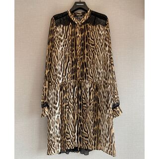 ジャストカヴァリ(Just Cavalli)の【新品未使用】★robertcavalli★シルクレースドレスワンピース(ひざ丈ワンピース)