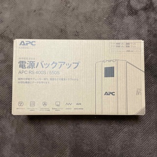 アーペーセー(A.P.C)の【未使用品①】APC 無停電電源装置 UPS BR400S-JP(PC周辺機器)