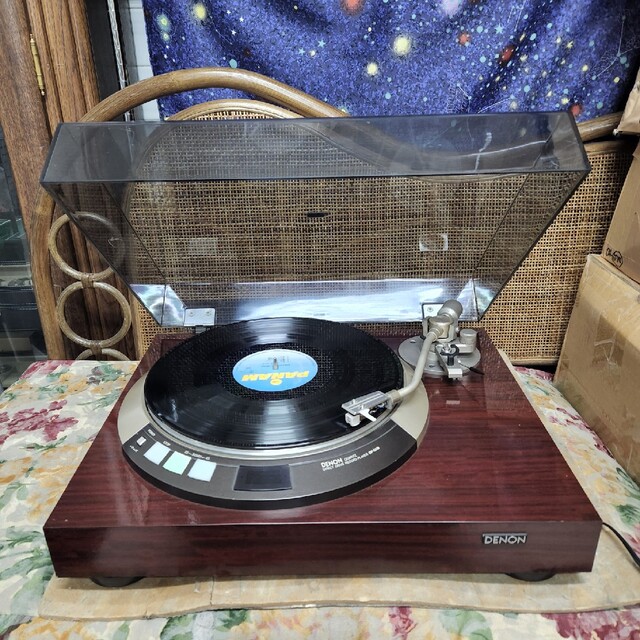 奇跡!レストア超美品!カートリッジ新品!DENONレコードプレイヤーDP-55M-