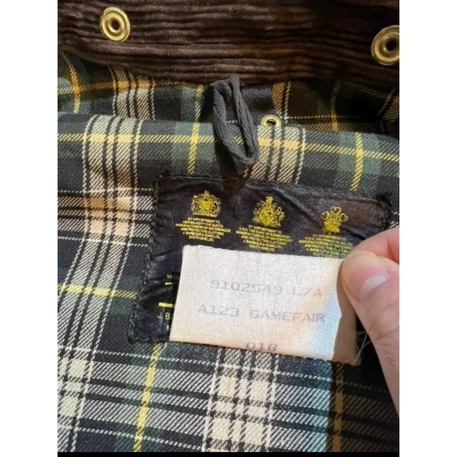 Barbour(バーブァー)の【希少】91年製Barbour oild jacket GAMEFAIR XL メンズのジャケット/アウター(ミリタリージャケット)の商品写真