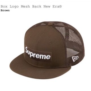 シュプリーム(Supreme)のSupreme Box Logo Mesh Back New Era®(キャップ)