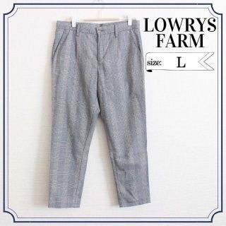 ローリーズファーム(LOWRYS FARM)のLOWRYSFARM ローリーズ ファーム グレンチェック アンクルパンツ(クロップドパンツ)