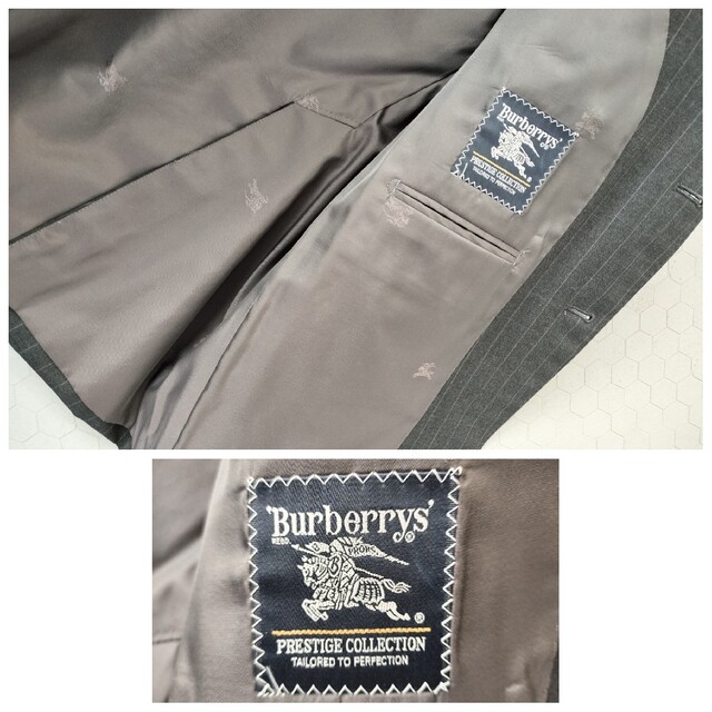 BURBERRY(バーバリー)の【日本製！】バーバリーズ  Burberrys ストライプ テーラードジャケット メンズのジャケット/アウター(テーラードジャケット)の商品写真