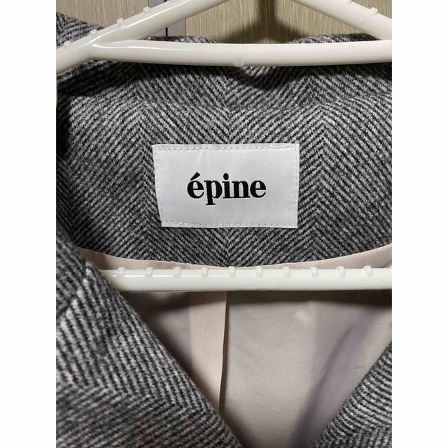 épine - epine プリーツジャケット グレーの通販 by お文具s shop ...