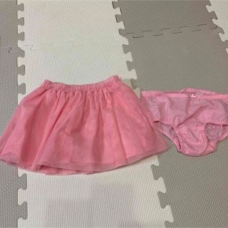 ベビーギャップ(babyGAP)の【美品】baby gap ギャップ　チュール  スカート  ピンク(スカート)