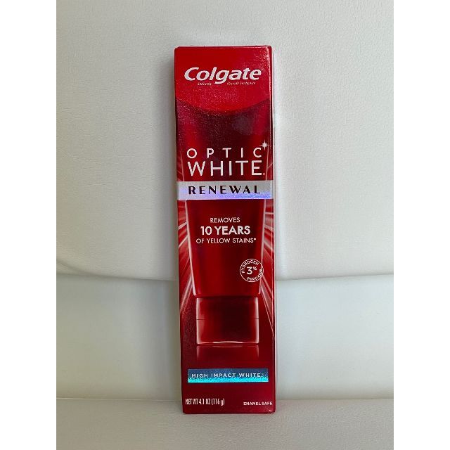 Colgate コルゲート オプティックホワイト ハイインパクト 116g コスメ/美容のオーラルケア(歯磨き粉)の商品写真