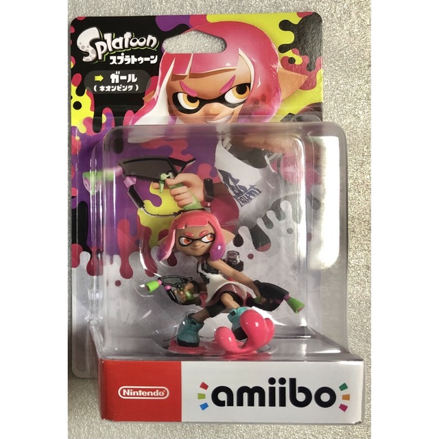 スプラトゥーン amiibo ガール【ネオンピンク】アミーボ