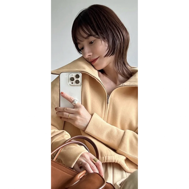 CLANE - CLANE /HALF ZIP SHORT TOPSの通販 by さといも's shop