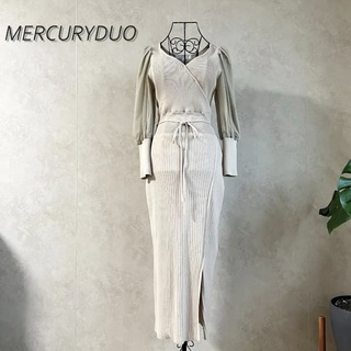 MERCURYDUO - 【美品】マーキュリーデュオ　ニットロングワンピース